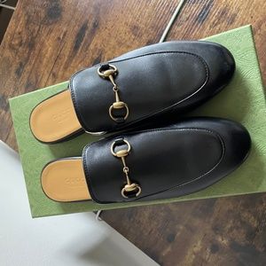 Gucci princetown mule size 37 like new black